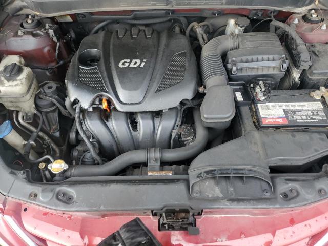 5NPEB4AC0BH073357 - 2011 HYUNDAI SONATA GLS RED photo 11