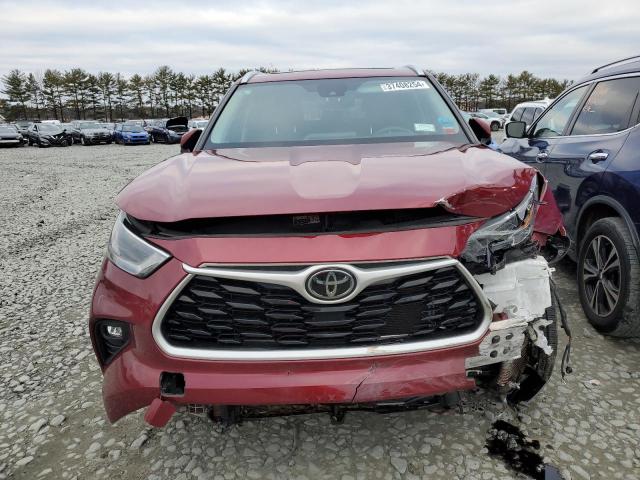 5TDHZRBH5MS118323 - 2021 TOYOTA HIGHLANDER XLE BURGUNDY photo 5