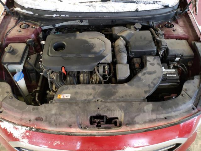 5NPE24AF5FH200622 - 2015 HYUNDAI SONATA SE BURGUNDY photo 11