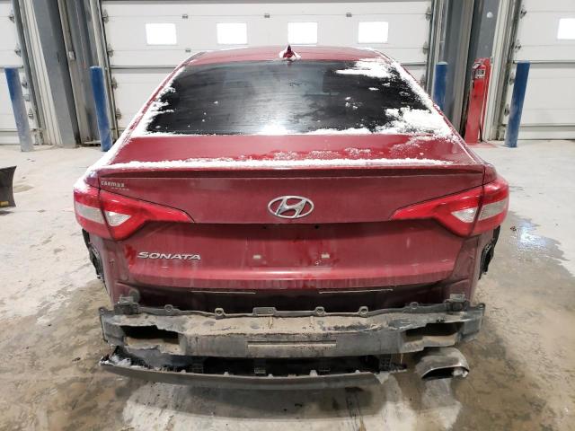 5NPE24AF5FH200622 - 2015 HYUNDAI SONATA SE BURGUNDY photo 6