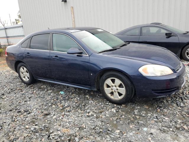 2G1WT57K191280091 - 2009 CHEVROLET IMPALA 1LT BLUE photo 4