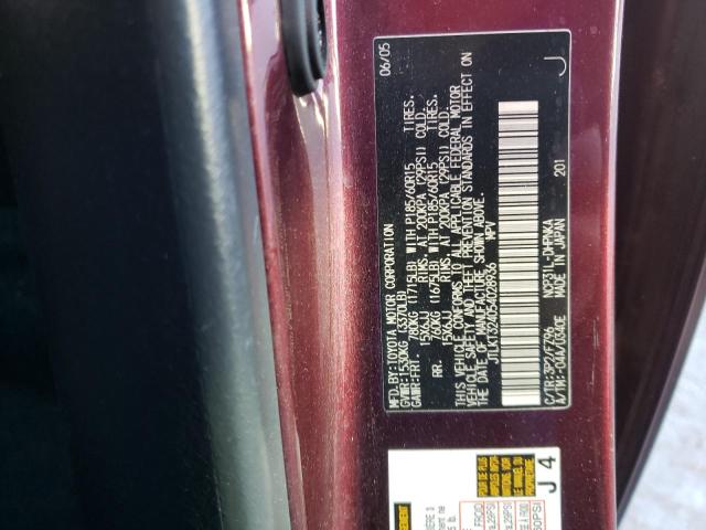 JTLKT324054028936 - 2005 TOYOTA SCION XB 栗色 照片 12