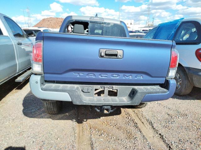 3TMCZ5AN7MM432775 - 2021 TOYOTA TACOMA DOUBLE CAB BLUE photo 6