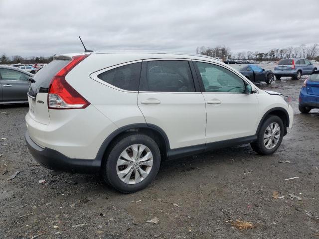 5J6RM4H75DL086425 - 2013 HONDA CR-V EXL WHITE photo 3