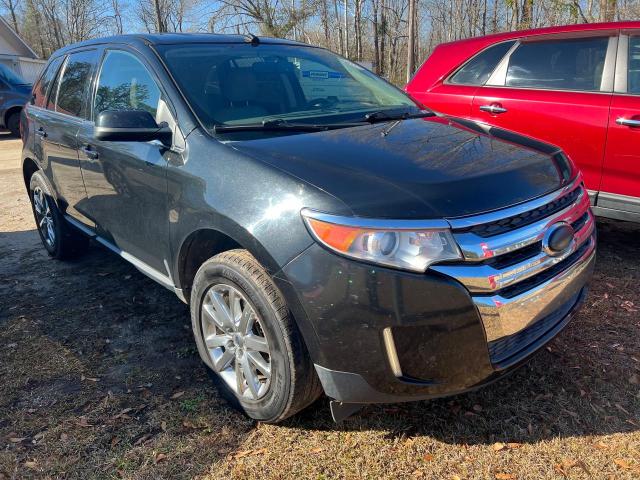 2FMDK3KC9EBA11343 - 2014 FORD EDGE LIMITED GRAY photo 1