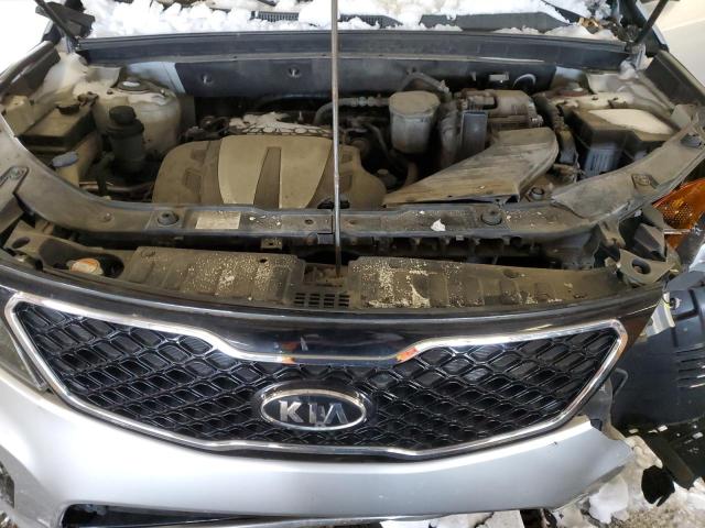 5XYKWDA29BG118950 - 2011 KIA SORENTO SX SILVER photo 12