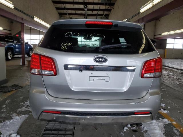 5XYKWDA29BG118950 - 2011 KIA SORENTO SX SILVER photo 6