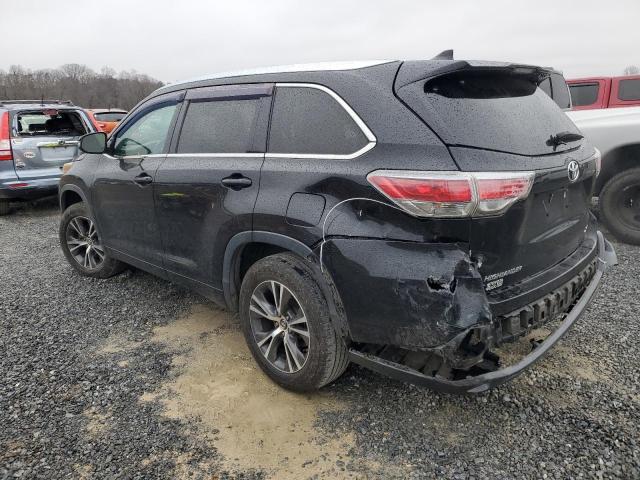 5TDKKRFH1GS152672 - 2016 TOYOTA HIGHLANDER XLE შავი ფოტო 2