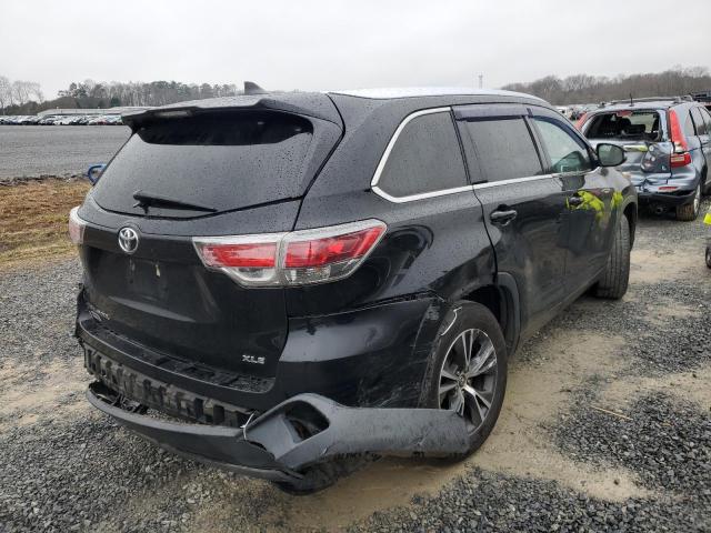 5TDKKRFH1GS152672 - 2016 TOYOTA HIGHLANDER XLE შავი ფოტო 3