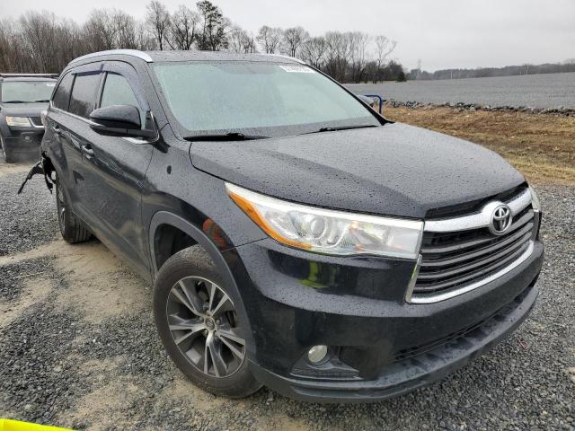 5TDKKRFH1GS152672 - 2016 TOYOTA HIGHLANDER XLE შავი ფოტო 4