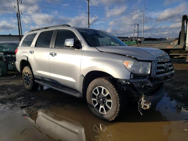 5TDDW5G19ES098977 - 2014 TOYOTA SEQUOIA PLATINUM SILVER photo 4