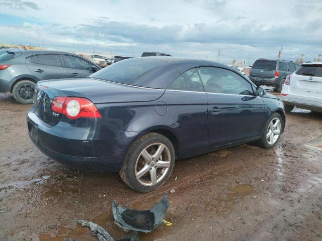 WVWDA71F77V026604 - 2007 VOLKSWAGEN EOS 2.0T SPORT BLUE photo 3