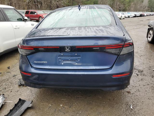 1HGCY1F33PA021718 - 2023 HONDA ACCORD EX BLUE photo 6