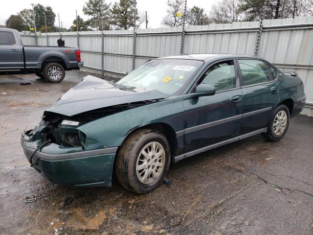 2G1WF52E229148781 - 2002 CHEVROLET IMPALA GREEN photo 1