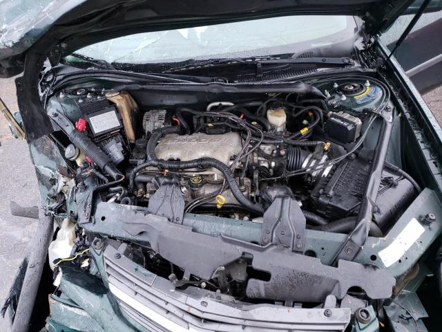 2G1WF52E229148781 - 2002 CHEVROLET IMPALA GREEN photo 11