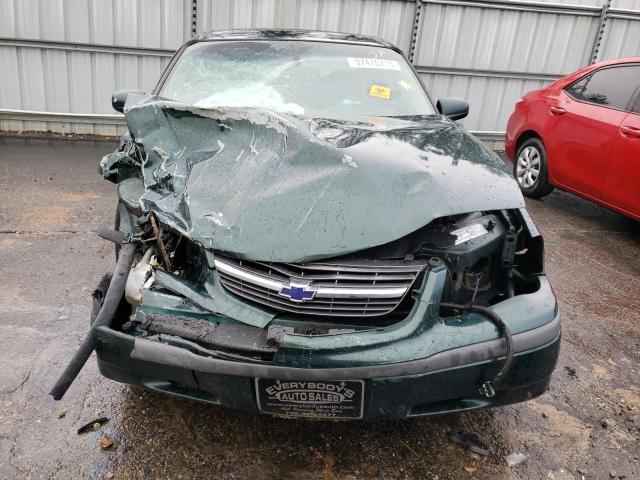 2G1WF52E229148781 - 2002 CHEVROLET IMPALA GREEN photo 5