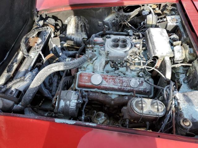 1Z37K2S524463 - 1972 CHEVROLET CORVETTE RED photo 11