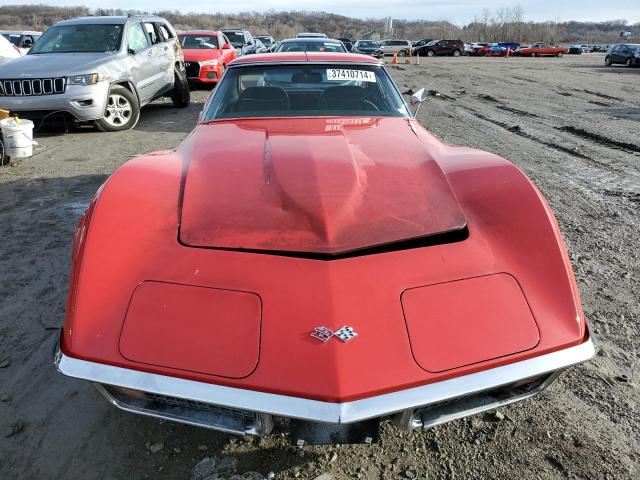 1Z37K2S524463 - 1972 CHEVROLET CORVETTE RED photo 5