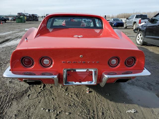 1Z37K2S524463 - 1972 CHEVROLET CORVETTE RED photo 6