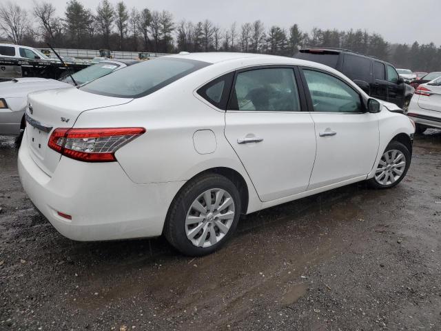 3N1AB7AP6FY257913 - 2015 NISSAN SENTRA S WHITE photo 3