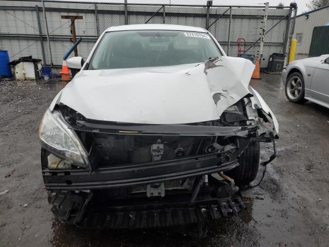 3N1AB7AP6FY257913 - 2015 NISSAN SENTRA S WHITE photo 5