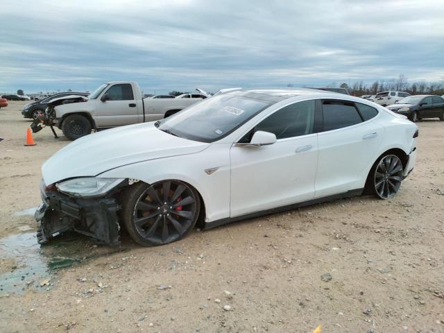 5YJSA1H24EFP69207 - 2014 TESLA MODEL S Սպիտակ լուսանկար 1