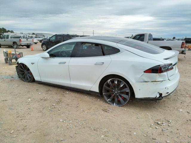 5YJSA1H24EFP69207 - 2014 TESLA MODEL S Սպիտակ լուսանկար 2