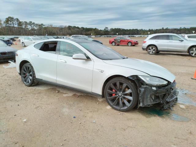 5YJSA1H24EFP69207 - 2014 TESLA MODEL S Սպիտակ լուսանկար 4