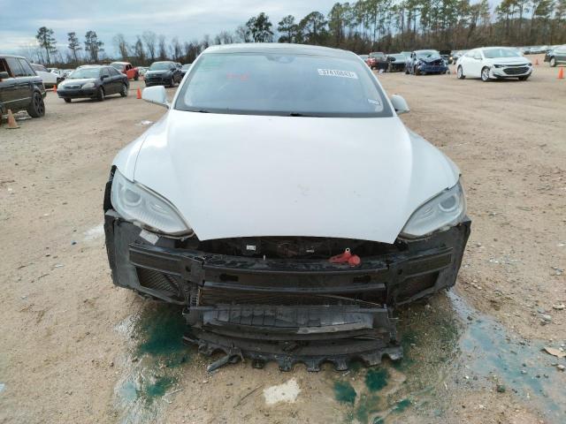 5YJSA1H24EFP69207 - 2014 TESLA MODEL S Սպիտակ լուսանկար 5