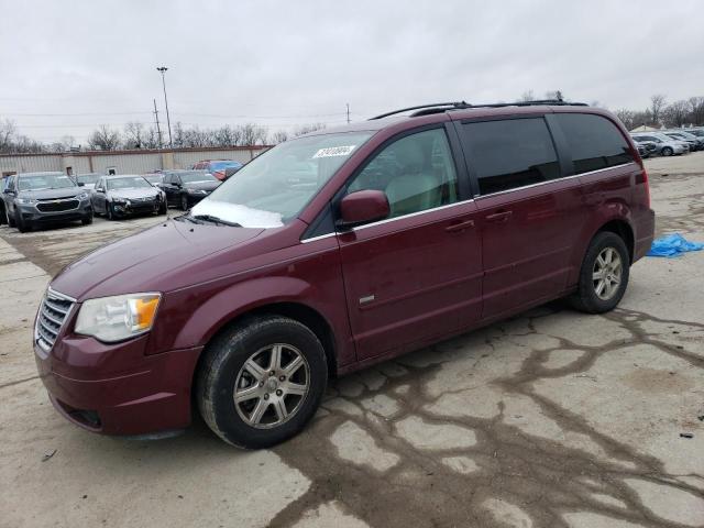 2A8HR54P28R710833 - 2008 CHRYSLER TOWN & COU TOURING BURGUNDY photo 1