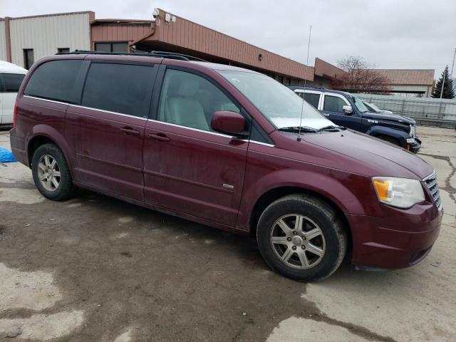 2A8HR54P28R710833 - 2008 CHRYSLER TOWN & COU TOURING BURGUNDY photo 4