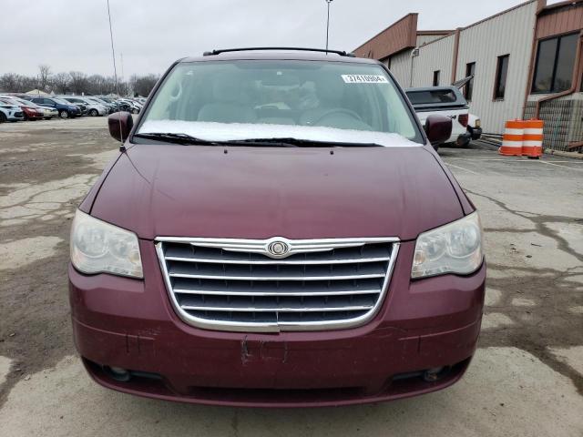 2A8HR54P28R710833 - 2008 CHRYSLER TOWN & COU TOURING BURGUNDY photo 5