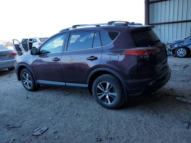 2T3WFREV6JW488191 - 2018 TOYOTA RAV4 ADVENTURE PURPLE photo 2