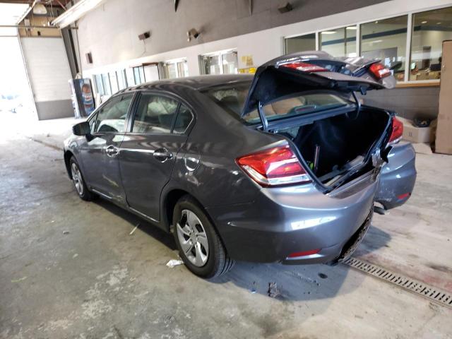 19XFB2F59EE015758 - 2014 HONDA CIVIC LX GRAY photo 2