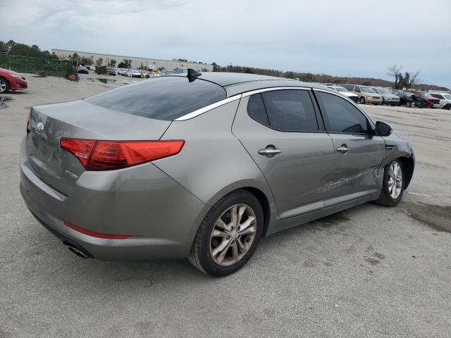 5XXGN4A77DG220260 - 2013 KIA OPTIMA EX GRAY photo 3