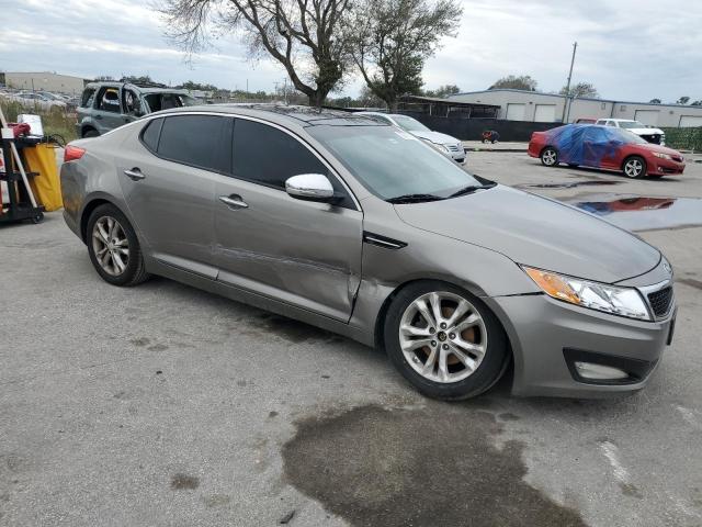 5XXGN4A77DG220260 - 2013 KIA OPTIMA EX GRAY photo 4