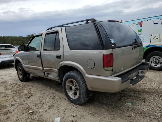 1GNCS13X04K134823 - 2004 CHEVROLET BLAZER TAN photo 2