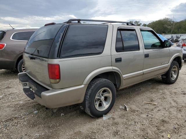 1GNCS13X04K134823 - 2004 CHEVROLET BLAZER TAN photo 3