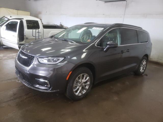 2C4RC3BG0NR161486 - 2022 CHRYSLER PACIFICA TOURING L GRAY photo 1