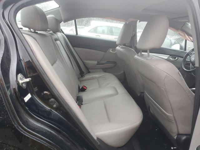 19XFB2F92DE286405 - 2013 HONDA CIVIC EXL შავი ფოტო 10