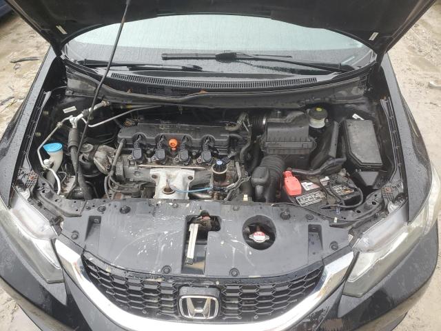 19XFB2F92DE286405 - 2013 HONDA CIVIC EXL შავი ფოტო 11