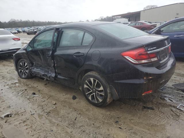 19XFB2F92DE286405 - 2013 HONDA CIVIC EXL BLACK photo 2