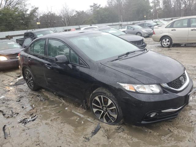19XFB2F92DE286405 - 2013 HONDA CIVIC EXL შავი ფოტო 4