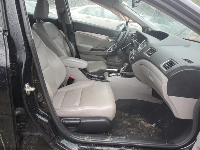 19XFB2F92DE286405 - 2013 HONDA CIVIC EXL შავი ფოტო 7