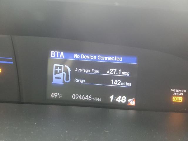 19XFB2F92DE286405 - 2013 HONDA CIVIC EXL შავი ფოტო 9