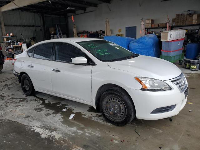 3N1AB7AP5EL682938 - 2014 NISSAN SENTRA S WHITE photo 4