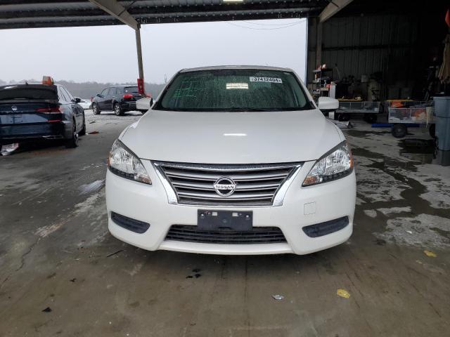 3N1AB7AP5EL682938 - 2014 NISSAN SENTRA S WHITE photo 5