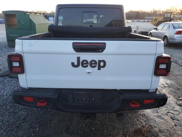 1C6JJTBG2LL111317 - 2020 JEEP GLADIATOR RUBICON WHITE photo 6