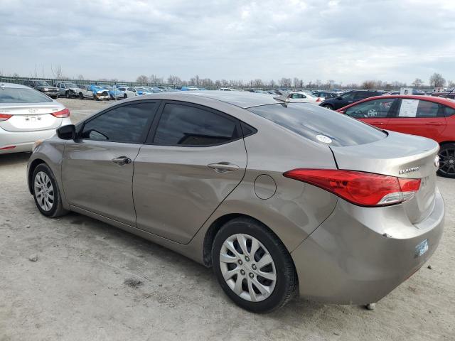 5NPDH4AE7BH019887 - 2011 HYUNDAI ELANTRA GLS BEIGE photo 2