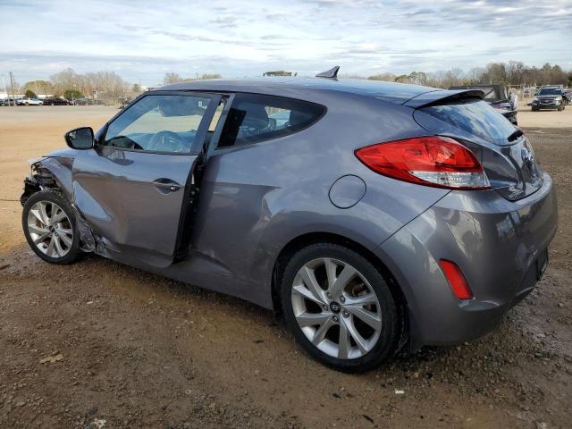 KMHTC6AD5GU262989 - 2016 HYUNDAI VELOSTER GRAY photo 2